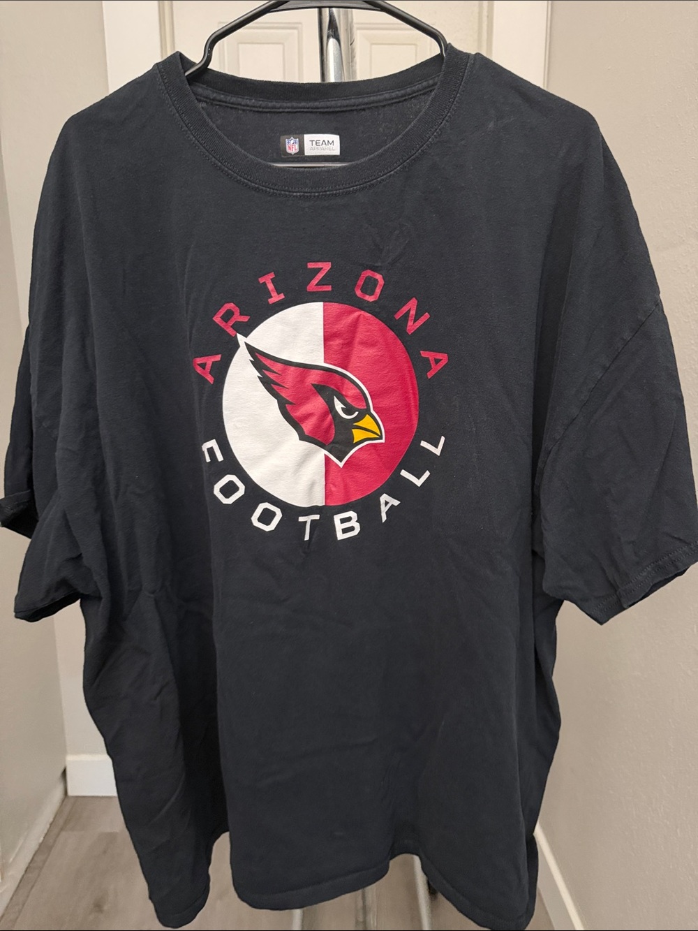 Arizona Cardinals Black Short Sleeve Logo Tee